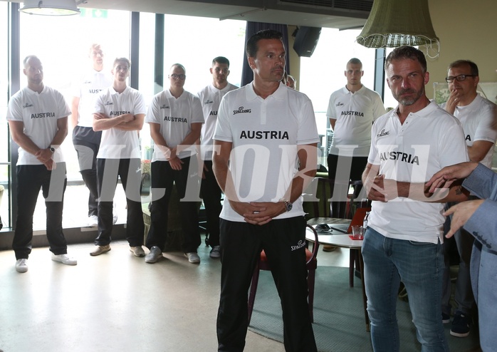 Basketball ÖBV 2019, Pressekonferenz  vs. 


