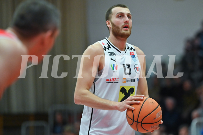 Basketball, Superliga 2024/25, Plazierungsrunde 1.Runde, Flyers Wels vs. Traiskirchen Lions,
