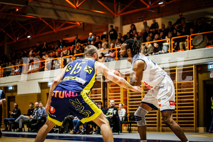 Basketball, win2day Basketball Superliga 2022/23, Grunddurchgang Runde 21, BBC Nord Dragonz, UBSC Graz, Aristide Boya (24)