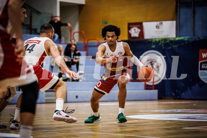 Basketball, win2day Basketball Superliga 2022/23, Grunddurchgang 1.Runde, Traiskirchen Lions, BC GGMT Vienna, Evan Taylor (10)