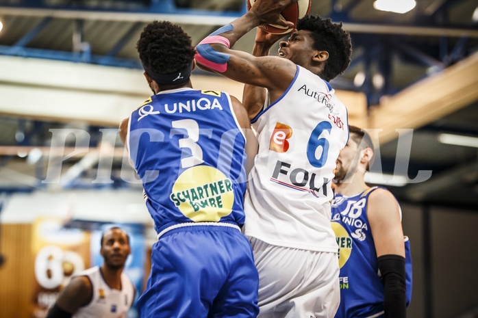 Basketball, ABL 2018/19, Playoff HF Spiel 1, Oberwart Gunners, Gmunden Swans, Dwane Miner (6)