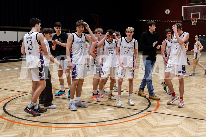 01.03.2025 Österreichischer Basketballverband 2024/25, SLMU19 Vienna United vs. Basket Dukes