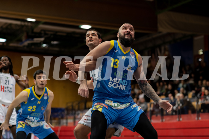 Basketball, Basketball Superliga 2022/23, Grunddurchgang Runde 18, Kapfenberg Bulls, SKN St. P