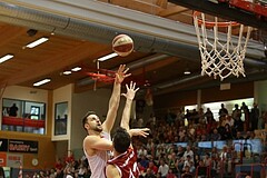 Basketball ABL 2015/16 Grunddurchgang 35.Runde Traiskirchen Lions vs. WBC Wels