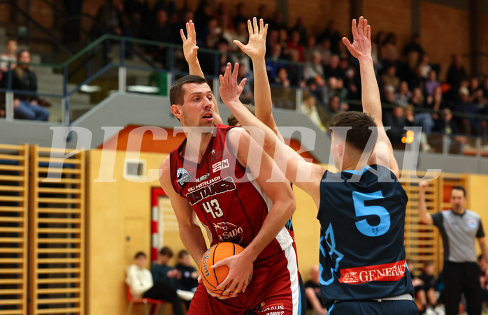 Basketball Zweite Liga 2024/25, Grunddurchgang 15.Runde Mistelbach Mustangs vs. Vienna Timberwolves