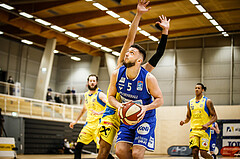 Basketball, bet-at-home Basketball Superliga 2019/20, Viertelfinale 2. Spiel, SKN St. Pölten Basketball, Oberwart Gunners, Ignas Fiodorovas (5)