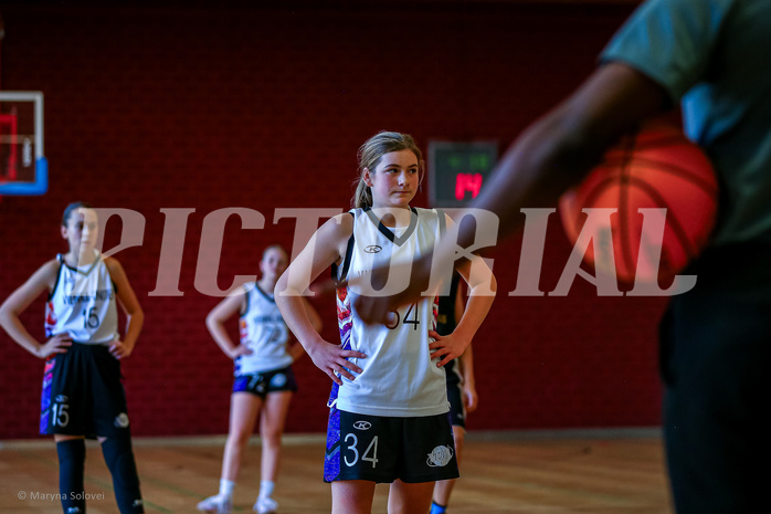 23.11.2024 Österreichischer Basketballverband 2024/25, SLWU14, Vienna United vs. VKL Vikings Swans

