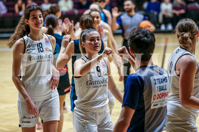 31.01.2025 Basketball Damen Supercup 2024/25, 3.Runde, BASKET FLAMES vs. Vienna TIMBERWOLVES