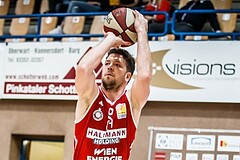 Basketball, ABL 2018/19, Playoff VF Spiel 1, Oberwart Gunners, BC Vienna, Paul Radakovics (9)