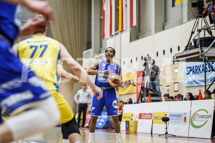 Basketball, Admiral Basketball Superliga 2019/20, Grunddurchgang 15.Runde, SKN St. Pölten Basketball, Oberwart Gunners, Lawrence Alexander (6) Basketball, Admiral Basketball Superliga 2019/20, Grunddurchgang 15.Runde, SKN St. Pölten Basketball, Oberwart Gunners, Lawrence Alexander (6)