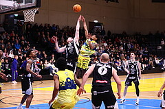 04.02.2024, Graz, Raiffeisen Sportpark Graz, Basketball Superliga 2023/24, Grunddurchgang, Runde 20, UBSC Raiffeisen Graz - OCS Capital Bulls 