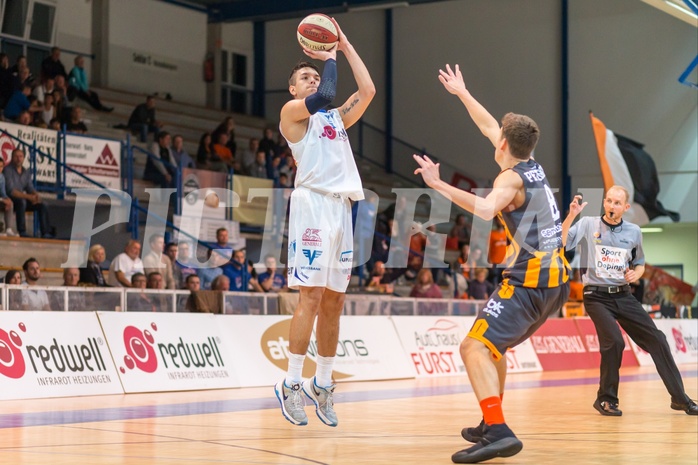 Basketball, ABL 2016/17, Grunddurchgang 2.Runde, Oberwart Gunners, Klosterneuburg Dukes, Benjamin Blazevic (12), Paolo Pettinger (8)