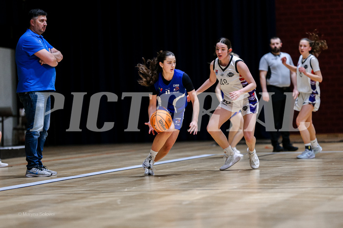 01.03.2025 Österreichischer Basketballverband 2024/25, SLWU19 Vienna United vs. DBB Basketgirls Wels