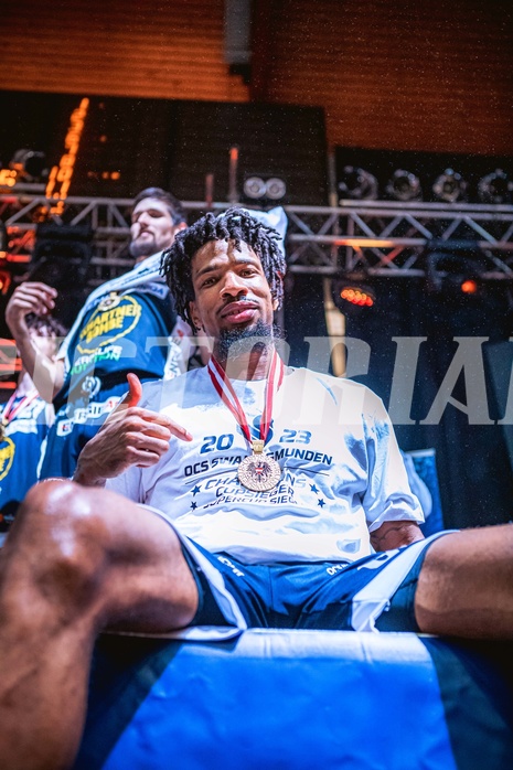 Basketball, Win2Day Superliga 2022/23, Playoff, Finale Spiel 4, BC Vienna, Gmunden Swans, 