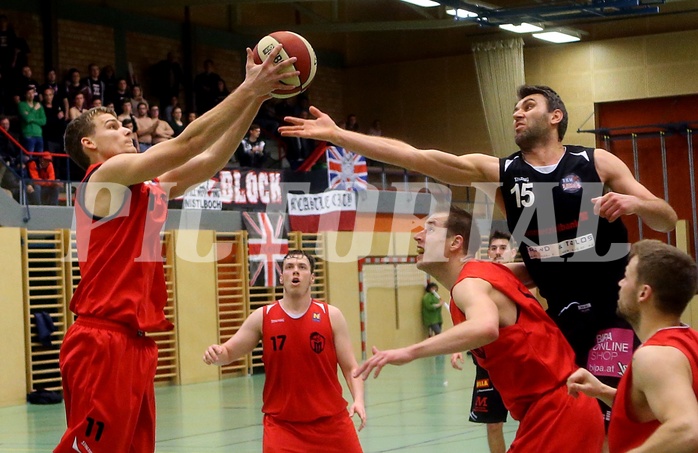 Basketball 2.Bundesliga 2016/17, Grunddurchgang 18.Runde Mistelbach Mustangs vs. Mattersburg Rocks


