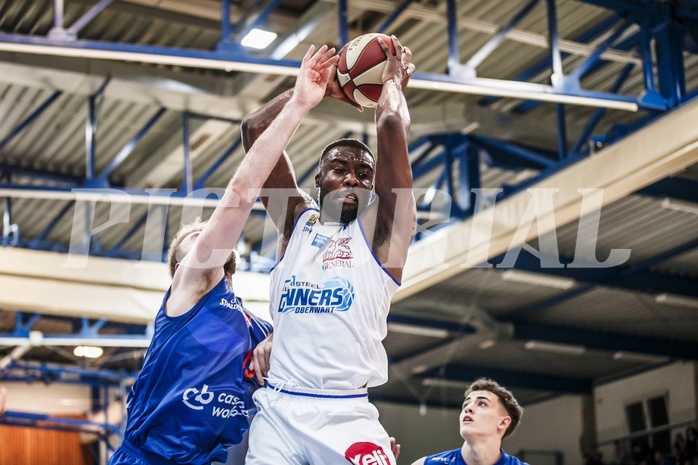 Basketball, ABL 2018/19, Grunddurchgang 7.Runde, Oberwart Gunners, Kapfenberg Bulls, Christopher Tawiah (14)