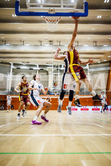 Basketball, Basketball Zweite Liga 2024/25, Grunddurchgang 20.Runde, Vienna Timberwolves, Traiskirchen Lions NexGen, Jakob Leitner (18)