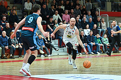 Basketball, Superliga 2023/24, Grunddurchgang 22. Runde, Flyers Wels vs. Vienna Timberwolves,
