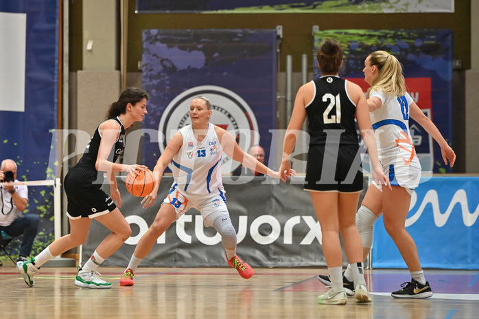 Basketball Superliga 2024/25, Supercup 1.Runde, DBB Wels vs Basket Flames Women,

