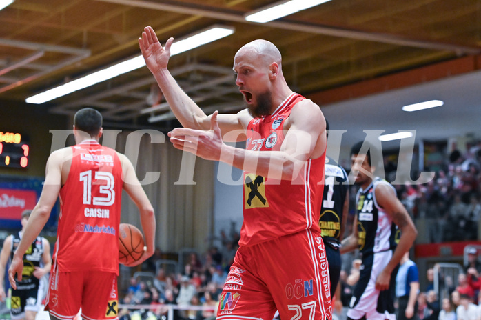 Basketball, Superliga 2024/25, Plazierungsrunde 5.Runde, Flyers Wels vs. Gmunden Swans,
