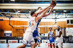 Basketball, bet-at-home Basketball Superliga 2020/21, Halbfinale Spiel 4, Oberwart Gunners, Gmunden Swans, Daniel Dolenc (15)