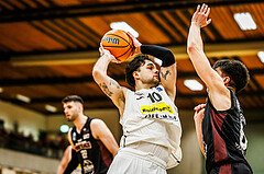 Basketball, Basketball Zweite Liga 2024/25, Grunddurchgang 17.Runde, Mattersburg Rocks, Mistelbach Mustangs, Julian Alper (10)