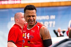 Basketball, ABL 2016/17, Playoff HF Spiel 1, Oberwart Gunners, WBC Wels, De Juan Wright (14)