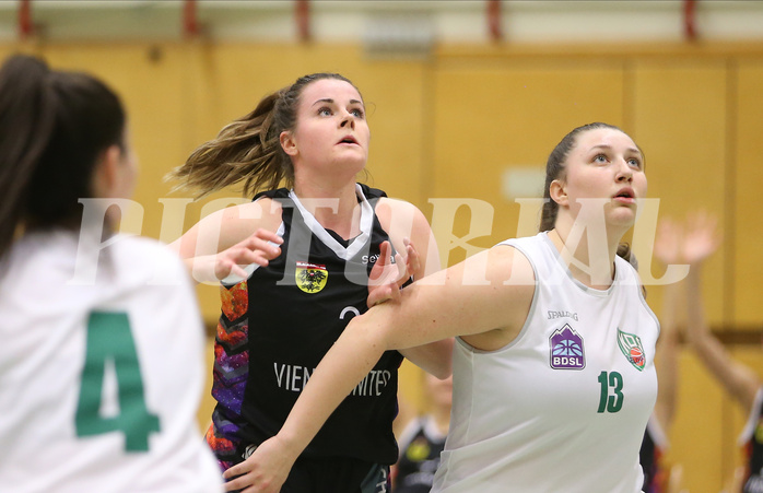 Basketball Damen Superliga 2021/22, Grundducrhgang 14.Runde Vienna United vs. KOS Celovec


