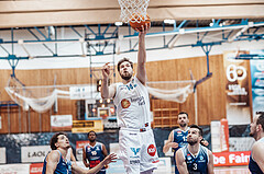 Basketball, Basketball Superliga 2023/24 , Qualifikationsrunde 4, Oberwart Gunners, BBC Nord Dragonz, Daniel Koeppel (14)