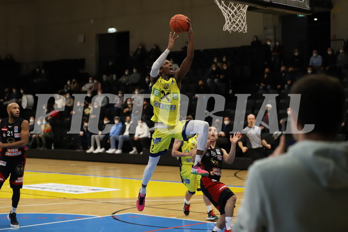 Basketball Superliga 2021/22, Grunddurchgang 8.Runde UBSC Graz vs. BC Vienna