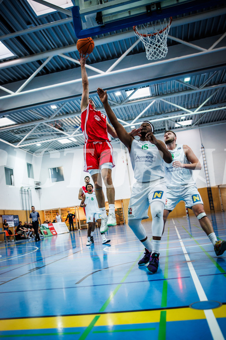 Basketball, Basketball Zweite Liga 2024/25, Grunddurchgang 1.Runde, Deutsch Wagram Alligators, Upper Austrian Ballers, Dominik Schachinger (9)