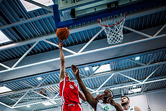 Basketball, Basketball Zweite Liga 2024/25, Grunddurchgang 1.Runde, Deutsch Wagram Alligators, Upper Austrian Ballers, Dominik Schachinger (9)