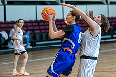 27.04.2025 Österreichischer Basketballverband 2024/25, SLWU16 VF Basket Flames UNION vs. DBB  Basketgirls Wels
