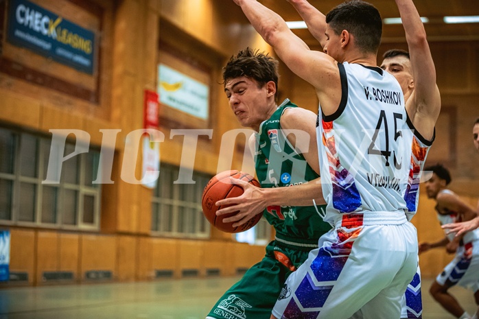 Basketball, Basketball Zweite Liga 2022/23, Playdown Spiel 5, Vienna United, Future Team Steiermark, Leonhard Siegmund (5)