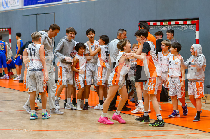 14.12.2024 Österreichischer Basketballverband 2024/25, SLMU14, Basket Dukes vs. SKN St. Pölten
