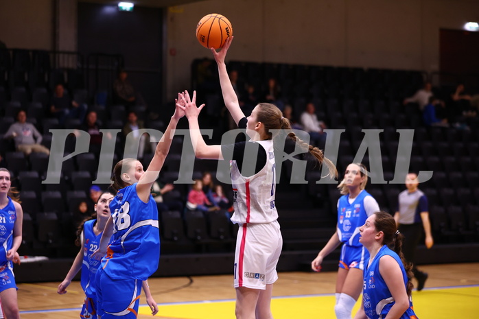 03.03.2024, Graz, Raiffeisen Sportpark, Basketball Damen Superliga 2023/24, Grunddurchgang 14.Runde, UBSC-DBBC Graz - DBB OCS Diamond Ladies Wels ,  