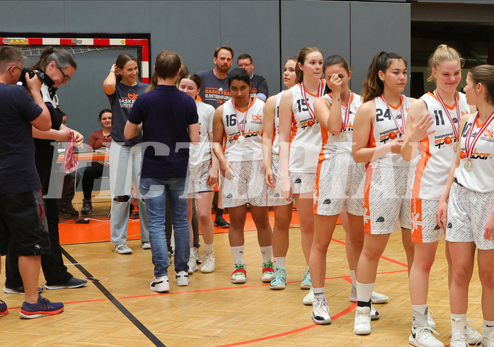 Superliga 2022/23, WU19 Finale, Siegerehrung Basketduchess Klosterneuburg vs. Vienna United


