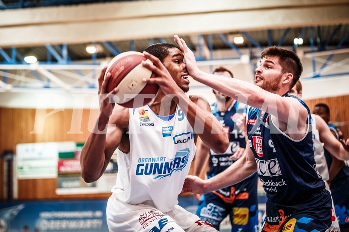 Basketball, ABL 2017/18, Grunddurchgang 33.Runde, Oberwart Gunners, Kapfenberg Bulls, Gregg Denzel (9)