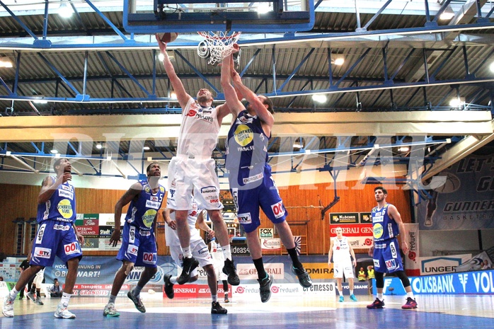 Basketball, ABL 2015/16, Playoff Viertelfinale Spiel 5, Oberwart Gunners vs. Gmunden Swans
