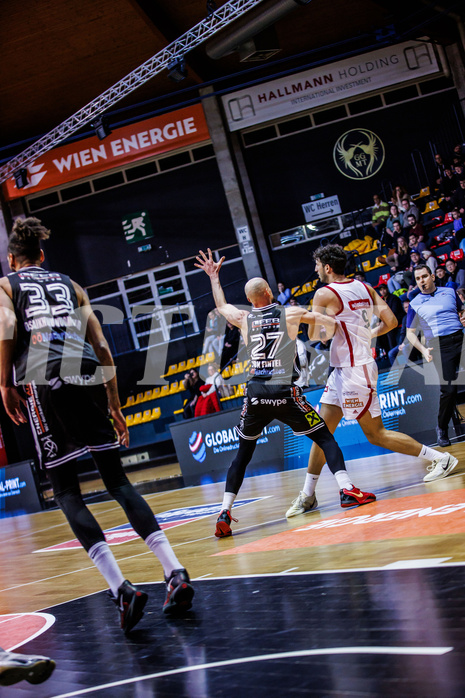 Basketball, Win2Day Superliga 2024/25, Grunddurchgang 17.Runde, BC Vienna, Flyers Wels, 