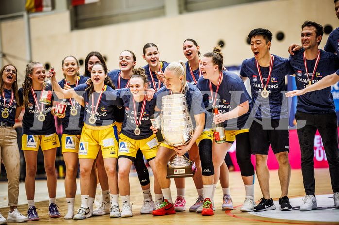 Basketball, Win2Day Basketball Damen Superliga 2023/24, Playoff, Finale Spiel 3, SKN St. Pölten, UBI Graz, 