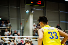 Basketball, Win2Day Superliga 2023/24, Grunddurchgang 4.Runde, SKN St. Pölten, Gmunden Swans, Jakob Lohr (12)