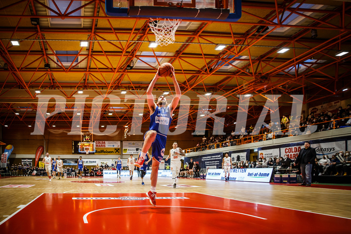 Basketball, Basketball Austria, Cup Final Four 2021/22 
Halbfinale 1, BBC Nord Dragonz, Oberwart Gunners, Ioannis Chatzinikolas (11)