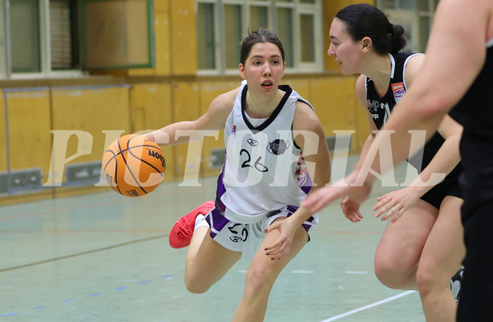 Basketball Damen Superliga 2023/24, Grunddurchgang 10.Runde Vienna United vs. Basket Flames


