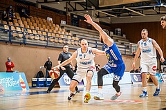 Basketball, bet-at-home Basketball Superliga 2020/21, Grunddurchgang, 14. Runde, Oberwart Gunners, Gmunden Swans, Sebastian Käferle (7)