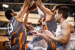 Basketball, ABL 2018/19, Grunddurchgang 13.Runde, Oberwart Gunners, Klosterneuburg Dukes, Hayden Thomas Lescault (11)