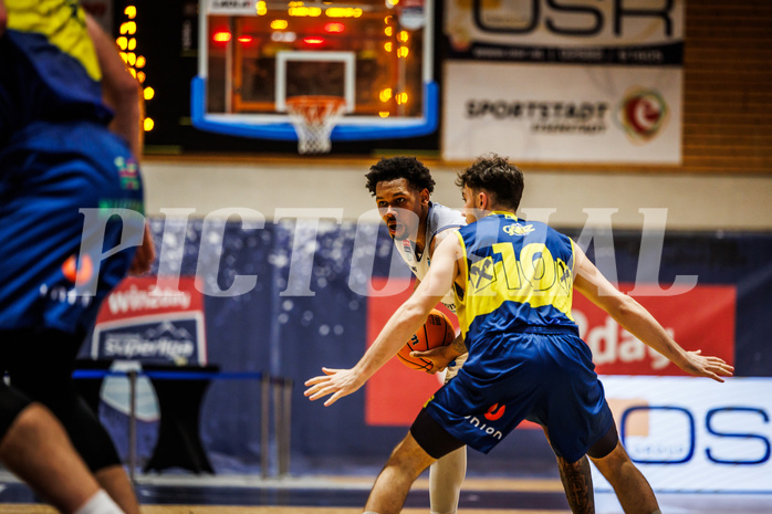 Basketball, win2day Basketball Superliga 2024/25, Grunddurchgang Runde 13, BBC Nord Dragonz, UBSC Graz, Rayshawn Mart (3)