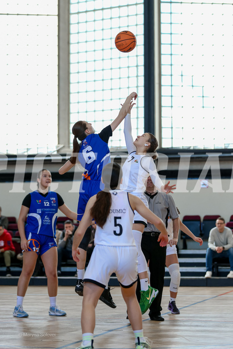 02.03.2025 Österreichischer Basketballverband 2024/25, SLWU16 Basket Flames UNION vs. DBB  Basketgirls Wels