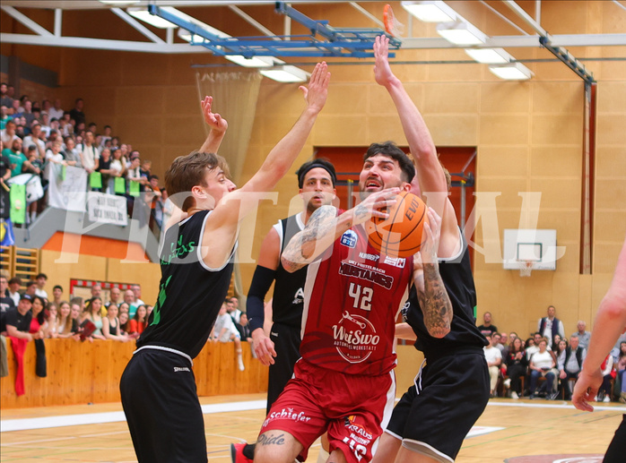 Basketball Zweite Liga 2023/24, Playoff, Finale Spiel 3 Mistelbach Mustangs vs. Union Deutsch Wagram


