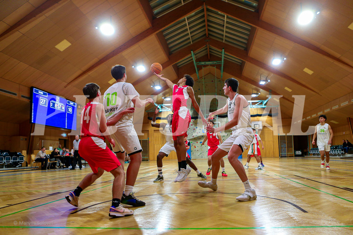 26.11.2024 Österreichischer Basketballverband 2024/25, SLMU19 Basket Flames vs. Mattersburg Rocks
